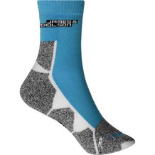 Sport Socks - Funktionelle Sportsocke für Damen und Herren (bright-blue / white) (Art.-Nr. CA214547)