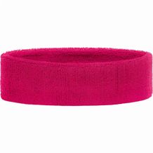 Terry Headband - Frottee Stirnband für Sport und Freizeit (pink) (Art.-Nr. CA215416)