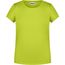 Girls' Basic-T - T-Shirt für Kinder in klassischer Form [Gr. XS] (acid-yellow) (Art.-Nr. CA215420)