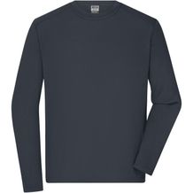 Men's Workwear-Longsleeve-T - Strapazierfähiges und pflegeleichtes Langarm Shirt [Gr. L] (carbon) (Art.-Nr. CA215671)