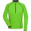 Ladies' Sports Shirt Longsleeve - Langarm Funktionsshirt für Fitness und Sport [Gr. L] (bright-green/black) (Art.-Nr. CA215869)