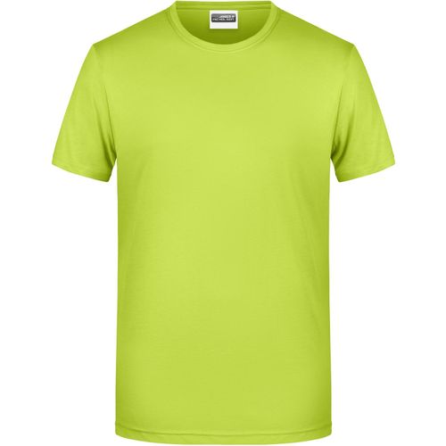Men's Basic-T - Herren T-Shirt in klassischer Form [Gr. S] (Art.-Nr. CA216388) - 100% gekämmte, ringgesponnene BIO-Baumw...