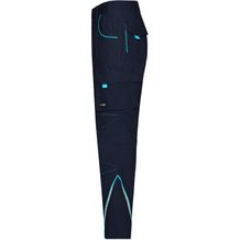 Workwear Pants - Funktionelle Hose im sportlichen Look mit hochwertigen Details (navy / turquoise) (Art.-Nr. CA216509)