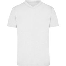 Men's Slub T-Shirt - Funktions T-Shirt für Freizeit und Sport [Gr. XL] (white) (Art.-Nr. CA216650)