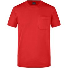 Men's Round-T Pocket - Klassisches T-Shirt mit Brusttasche [Gr. M] (Art.-Nr. CA216926)