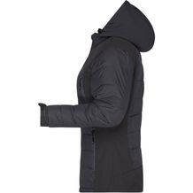 Ladies' Outdoor Hybrid Jacket - Thermojacke in attraktivem Materialmix [Gr. S] (schwarz) (Art.-Nr. CA217699)