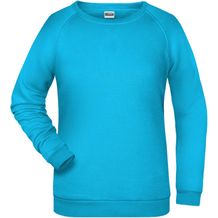 Ladies' Promo Sweat - Rundhals-Sweatshirt mit Raglanärmeln [Gr. 3XL] (Turquoise) (Art.-Nr. CA218737)