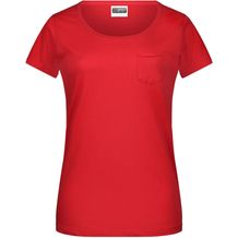Ladies'-T Pocket - T-Shirt mit modischer Brusttasche [Gr. XXL] (Art.-Nr. CA220192)