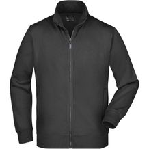 Men's Jacket - Sweatjacke aus formbeständiger Sweat-Qualität [Gr. 3XL] (black) (Art.-Nr. CA220852)