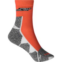 Sport Socks - Funktionelle Sportsocke für Damen und Herren (bright-orange / white) (Art.-Nr. CA222491)