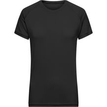 Ladies' Sports-T - Funktionsshirt aus recyceltem Polyester für Sport und Fitness [Gr. L] (black) (Art.-Nr. CA222527)