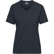 Ladies' BIO Workwear T-Shirt - Strapazierfähiges und pflegeleichtes T-Shirt [Gr. 3XL] (carbon) (Art.-Nr. CA224316)
