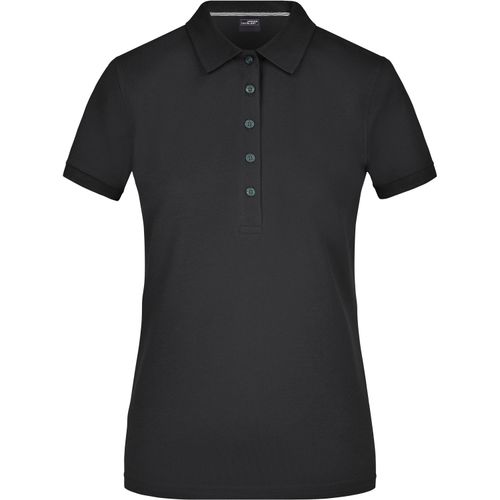 Ladies' Pima Polo - Poloshirt in Premiumqualität [Gr. S] (Art.-Nr. CA224606) - Sehr feine Piqué-Qualität aus hochwert...