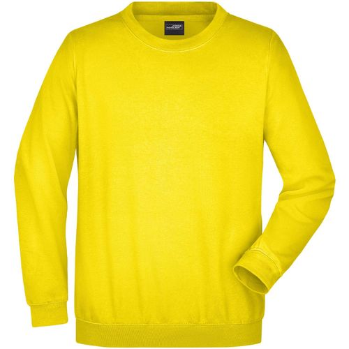 Round-Sweat Heavy - Klassisches Komfort Rundhals-Sweatshirt [Gr. XL] (Art.-Nr. CA224708) - Hochwertige Sweat-Qualität mit angeraut...
