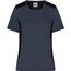 Ladies' Workwear T-Shirt - Strapazierfähiges und pflegeleichtes T-Shirt mit Kontrasteinsätzen [Gr. XL] (carbon/black) (Art.-Nr. CA225316)