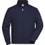 Workwear Sweat Jacket - Sweatjacke mit Stehkragen und Reißverschluss [Gr. 5XL] (navy) (Art.-Nr. CA225407)