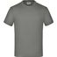 Junior Basic-T - Kinder Komfort-T-Shirt aus hochwertigem Single Jersey [Gr. XL] (dark-grey) (Art.-Nr. CA225454)