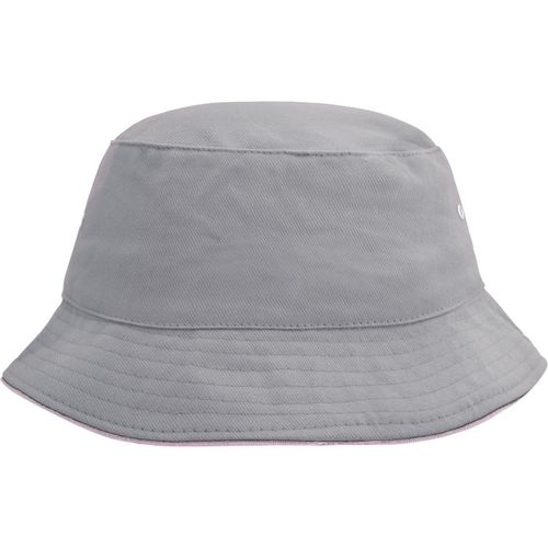Fisherman Piping Hat - Trendiger Hut aus weicher Baumwolle [Gr. S/M] (Art.-Nr. CA225483) - Paspel an Krempe teilweise kontrastfarbi...
