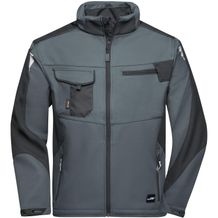 Workwear Softshell Jacket - Professionelle Softshelljacke mit hochwertiger Ausstattung [Gr. 3XL] (carbon/black) (Art.-Nr. CA225733)