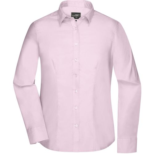 Ladies' Shirt Longsleeve Micro-Twill - Klassisches Shirt in pflegeleichter Baumwollqualität [Gr. L] (Art.-Nr. CA226218) - Bügelfreie Mikro-Twill Qualität m...