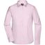 Ladies' Shirt Longsleeve Micro-Twill - Klassisches Shirt in pflegeleichter Baumwollqualität [Gr. L] (light-pink) (Art.-Nr. CA226218)