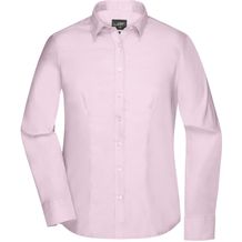 Ladies' Shirt Longsleeve Micro-Twill - Klassisches Shirt in pflegeleichter Baumwollqualität [Gr. L] (light-pink) (Art.-Nr. CA226218)