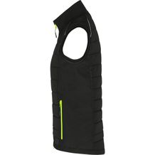 Ladies' Hybrid Vest - Softshellweste im attraktiven Materialmix (black / neon-yellow) (Art.-Nr. CA227698)