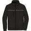 Hybrid Workwear Jacket - Robuste Jacke mit dezentem Druck im Materialmix [Gr. 5XL] (carbon/black) (Art.-Nr. CA228146)