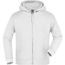 Hooded Jacket Junior - Klassische Kapuzenjacke aus hochwertiger French-Terry-Qualität [Gr. XS] (white) (Art.-Nr. CA229958)