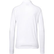 Ladies' Sports Shirt Half-Zip - Langarm-Shirt mit Reißverschluss für Sport und Freizeit (white) (Art.-Nr. CA230040)