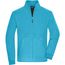 Men's Bonded Fleece Jacket - Fleecejacke mit kontrastfarbiger Innenseite [Gr. L] (turquoise/dark-grey) (Art.-Nr. CA231043)