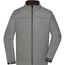 Men's Softshell Jacket - Klassische Softshelljacke in Melange-Optik [Gr. XXL] (light-melange) (Art.-Nr. CA231660)