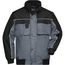 Workwear Jacket - Robuste, wattierte Jacke mit abnehmbaren Ärmeln [Gr. 4XL] (carbon/black) (Art.-Nr. CA233507)