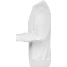 Men's Sweat - Klassisches Sweatshirt mit Raglanärmeln [Gr. 4XL] (weiß) (Art.-Nr. CA233709)