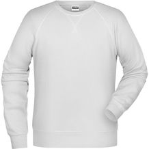 Men's Sweat - Klassisches Sweatshirt mit Raglanärmeln [Gr. 4XL] (white) (Art.-Nr. CA233709)