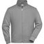Workwear Sweat Jacket - Sweatjacke mit Stehkragen und Reißverschluss [Gr. 6XL] (grey-heather) (Art.-Nr. CA233839)