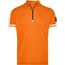 Men's Bike-T Half Zip - Sportives Bike-Shirt [Gr. M] (orange) (Art.-Nr. CA234632)