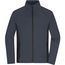 Men's Stretchfleece Jacket - Bequeme, elastische Stretchfleece Jacke im sportlichen Look für Arbeit, Sport und Lifestyle [Gr. L] (carbon/black) (Art.-Nr. CA234691)
