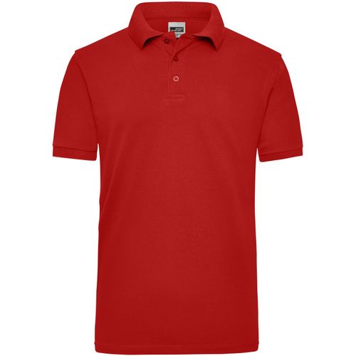 Workwear Polo Men - Strapazierfähiges klassisches Poloshirt [Gr. 5XL] (Art.-Nr. CA235020) - Einlaufvorbehandelter hochwertiger...