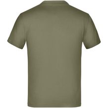 Junior Basic-T - Kinder Komfort-T-Shirt aus hochwertigem Single Jersey [Gr. M] (olive) (Art.-Nr. CA235632)