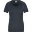 Ladies' Workwear T-Shirt - Strapazierfähiges und pflegeleichtes T-shirt mit Kontrastpaspel [Gr. XXL] (carbon) (Art.-Nr. CA235729)