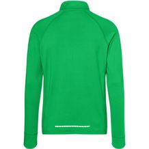 Men's Sports Shirt Half-Zip - Langarm-Shirt mit Reißverschluss für Sport und Freizeit (fern-green) (Art.-Nr. CA237373)