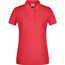 Ladies' Basic Polo - Klassisches Poloshirt [Gr. M] (carmine-red-melange) (Art.-Nr. CA240042)