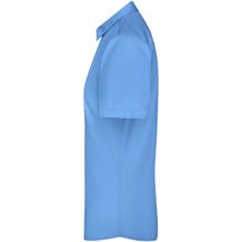 Ladies' Shirt Shortsleeve Poplin - Klassisches Shirt aus pflegeleichtem Mischgewebe (aqua) (Art.-Nr. CA240660)