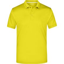 Men's Polo High Performance - Funktionspolo [Gr. S] (Yellow) (Art.-Nr. CA240907)