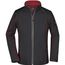 Ladies' Zip-Off Softshell Jacket - 2 in 1 Jacke mit abzippbaren Ärmeln [Gr. M] (black/red) (Art.-Nr. CA240924)
