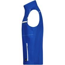 Workwear Vest - COLOR - - Funktionelle Weste im sportlichen Look mit hochwertigen Details [Gr. 5XL] (weiß / blau) (Art.-Nr. CA241068)