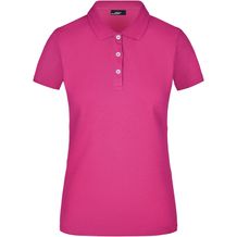 Ladies' Elastic Piqué Polo - Kurzarm Damen Poloshirt mit hohem Tragekomfort [Gr. S] (pink) (Art.-Nr. CA241555)