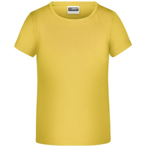Promo-T Girl 150 - Klassisches T-Shirt für Kinder [Gr. M] (Art.-Nr. CA241881) - Single Jersey, Rundhalsausschnitt,...