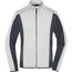 Men's Structure Fleece Jacket - Stretchfleecejacke im sportlichen Look [Gr. M] (off-white/carbon) (Art.-Nr. CA242355)